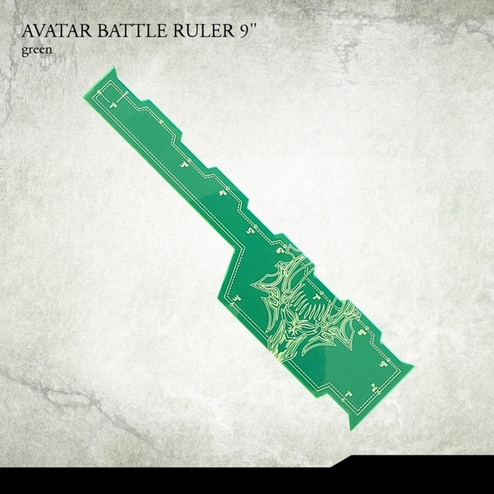 Avatar Battle Ruler - Green 9"
