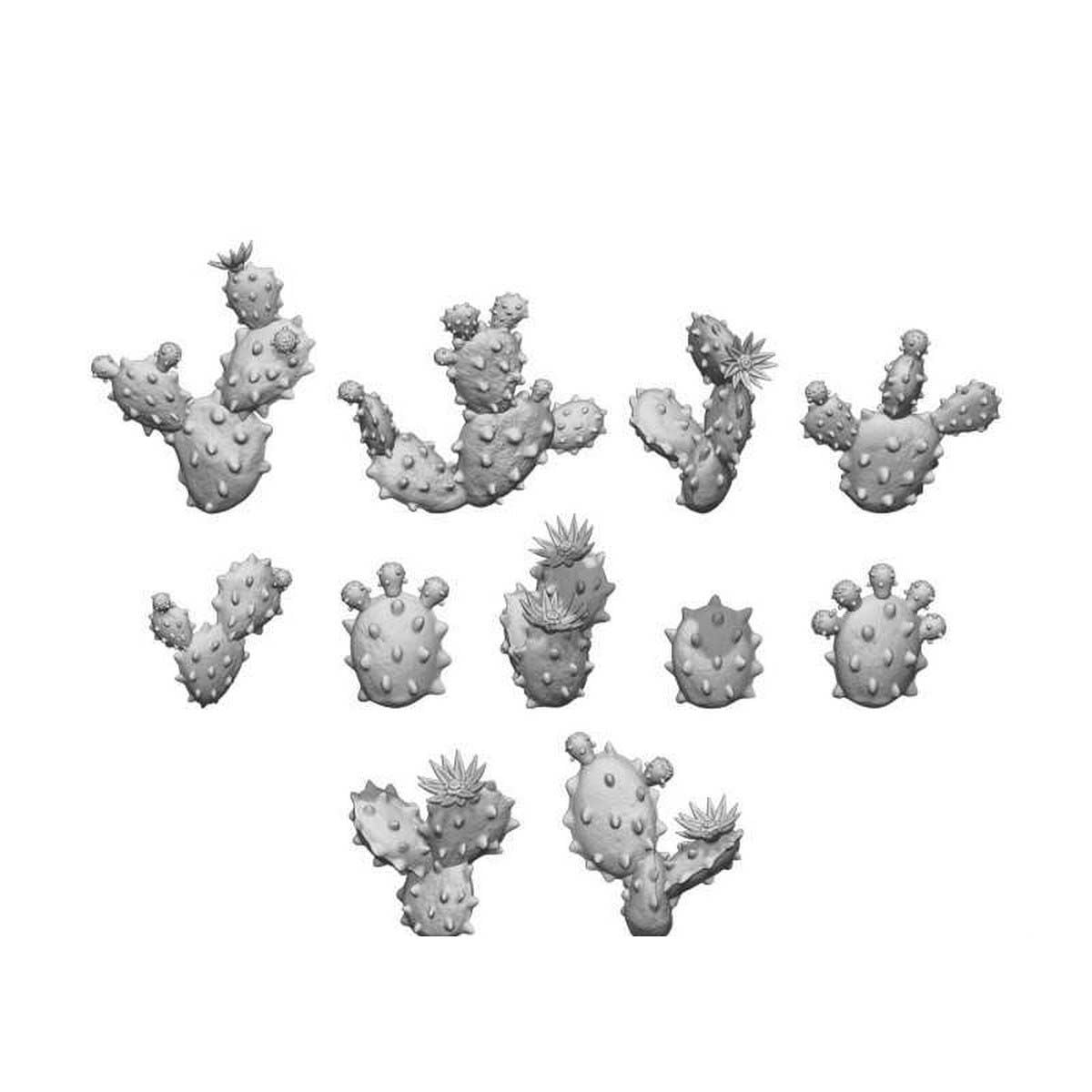 3D Printed Set - Nopal Cactus