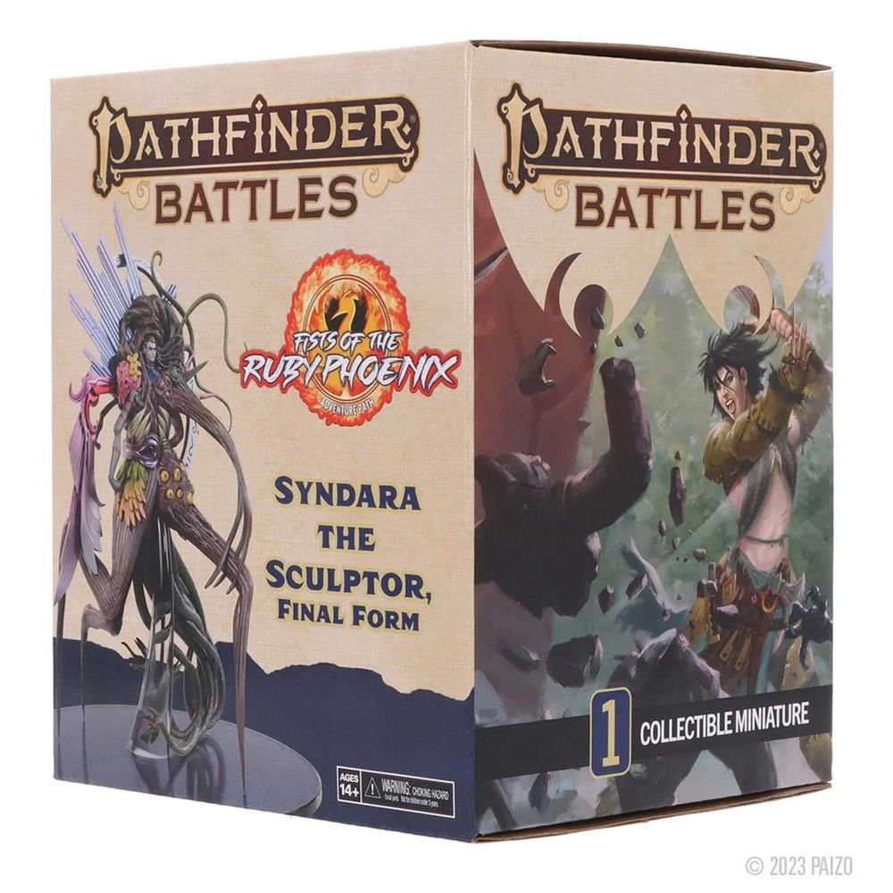 Pathfinder Battles: Fists of the Ruby Phoenix - Syndara the Sculptor, Final Form Boxed Figure