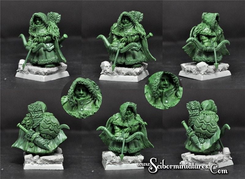 28mm/30mm Ice Stronghold Dwarf Female No. 7