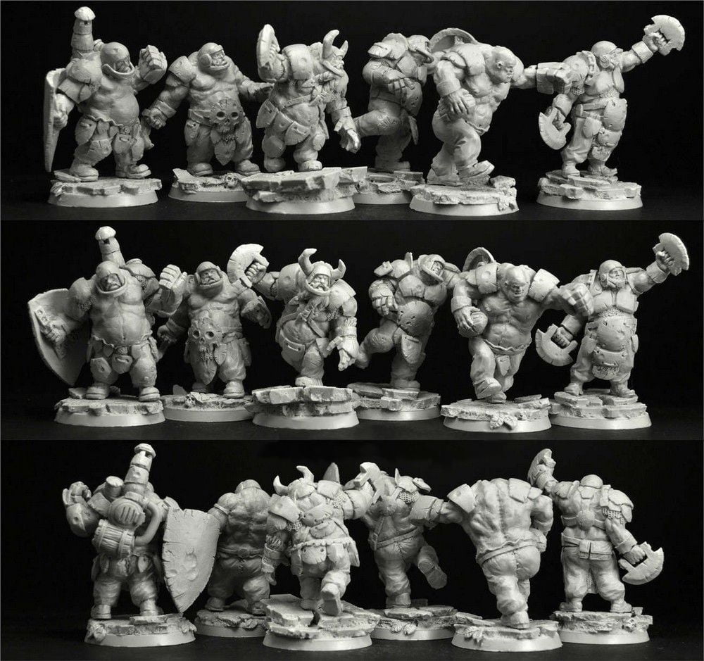Ogre Players 6 Miniatures Set