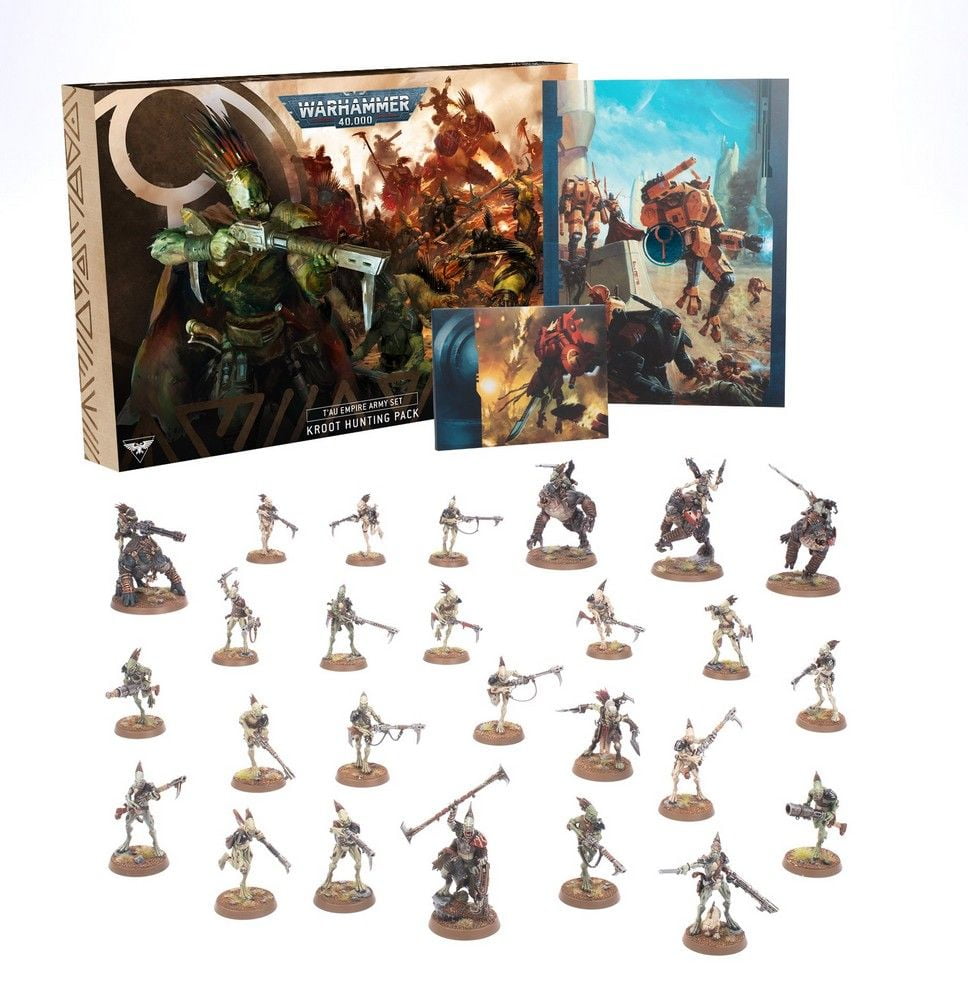 T'au Empire Army Set: Kroot Hunting Pack- English
