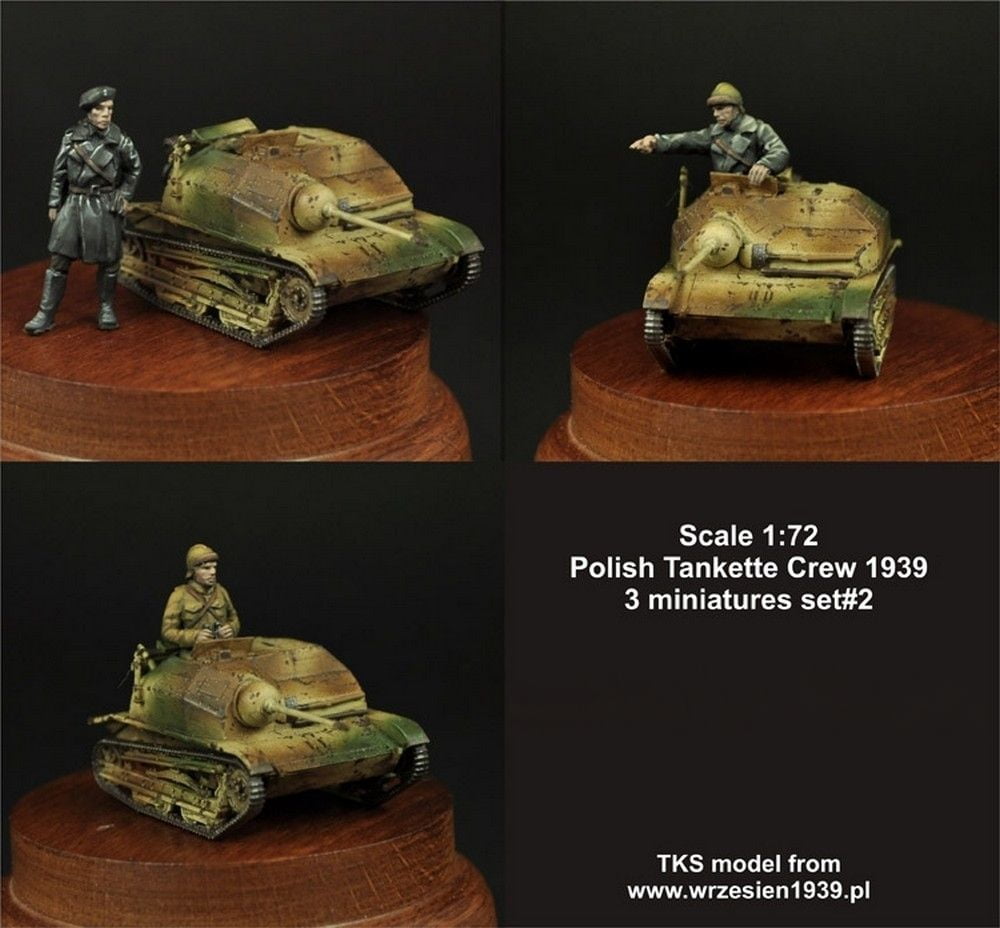 1:72 Polish TKS Tankette Crew Set Version 2