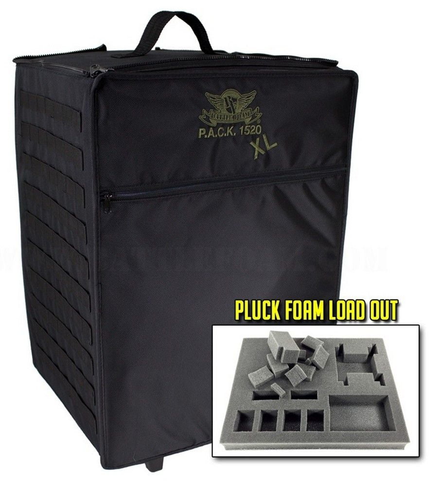 P.A.C.K. 1520 XL Molle Full Pluck Foam Load Out (Black)