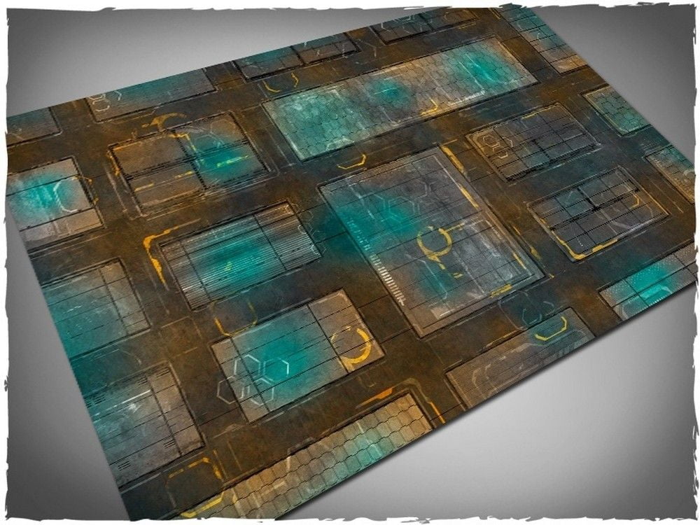 4ft x 6ft, Night Cityscape Theme Cloth Game Mat