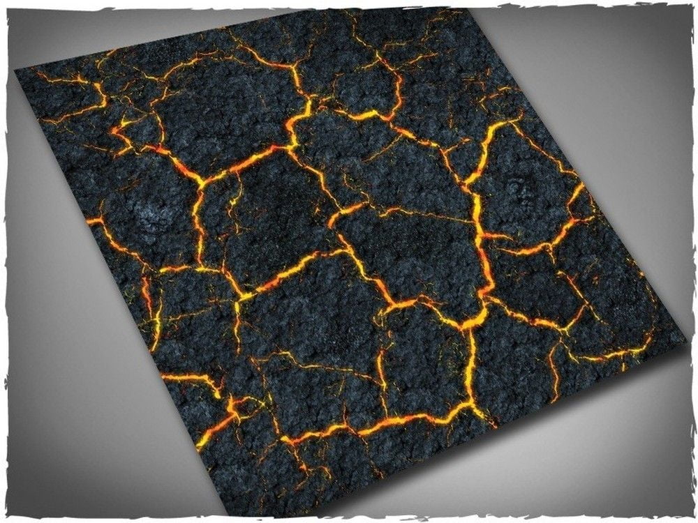 3ft x 3ft, Inferno Theme Cloth Games Mat