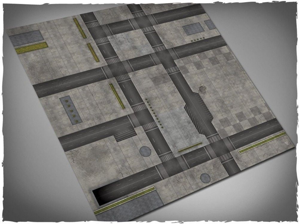4ft x 4ft, Cityscape 1 Theme Cloth Games Mat