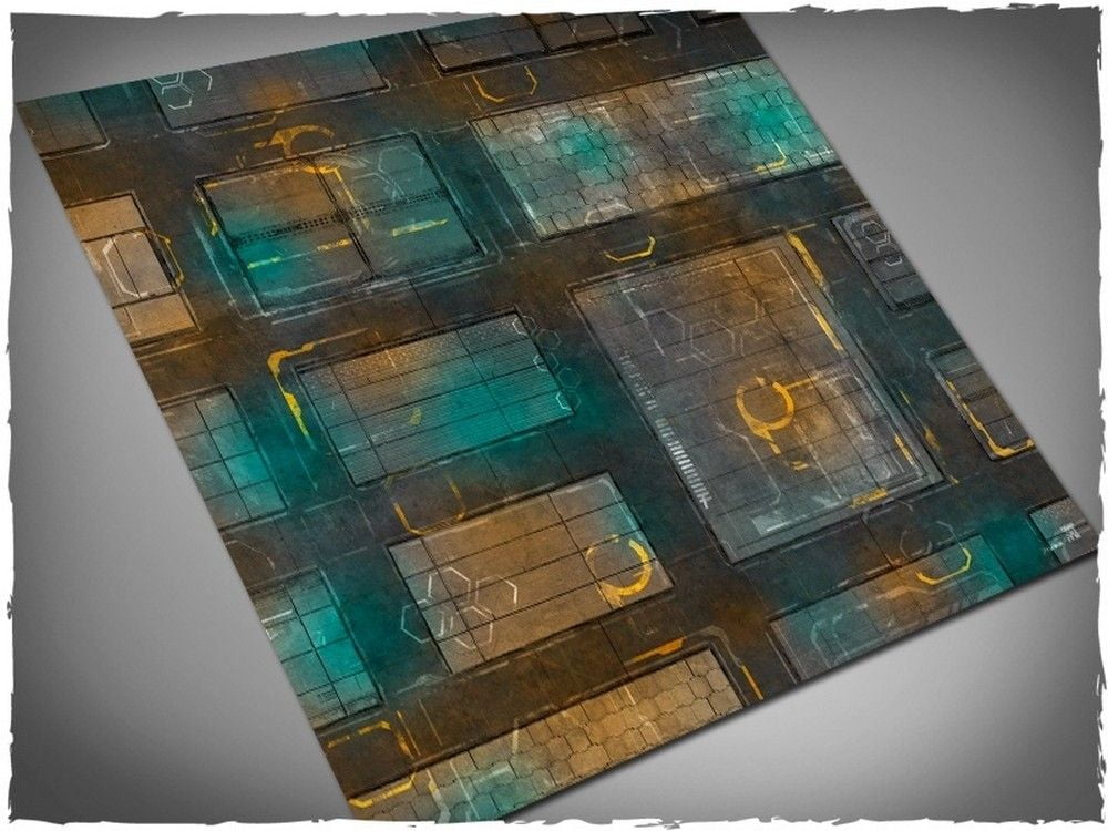 4ft x 4ft, Night Cityscape Theme Cloth Game Mat