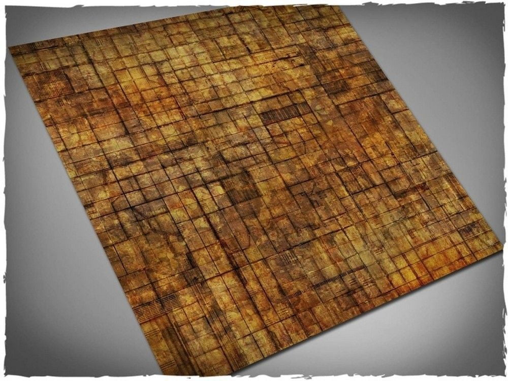 4ft x 4ft, Underhive Theme Cloth Games Mat