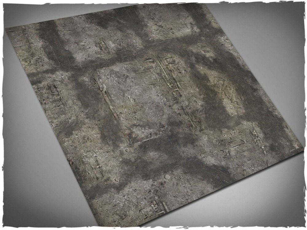 4ft x 4ft, Gothic Ruins Cloth Game Mat 1