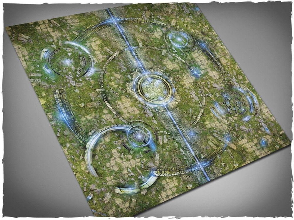 4ft x 4ft, Realm of Heavens Theme Cloth Games Mat