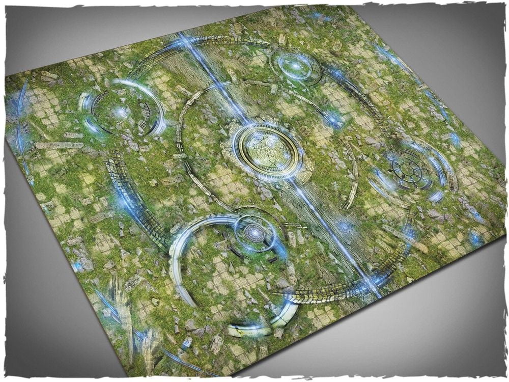 44in x 60in, Realm of Heavens Themed Cloth Games Mat