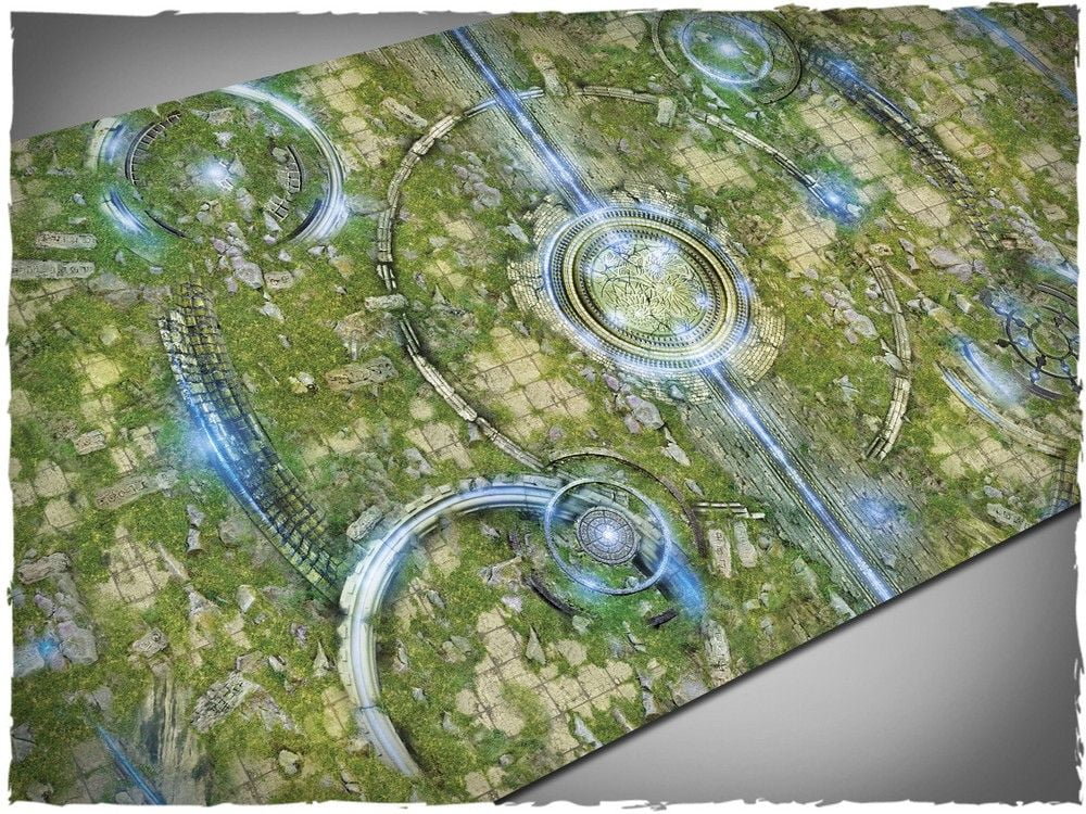 44in x 90in, Realm of Heavens Themed Mousepad Games Mat