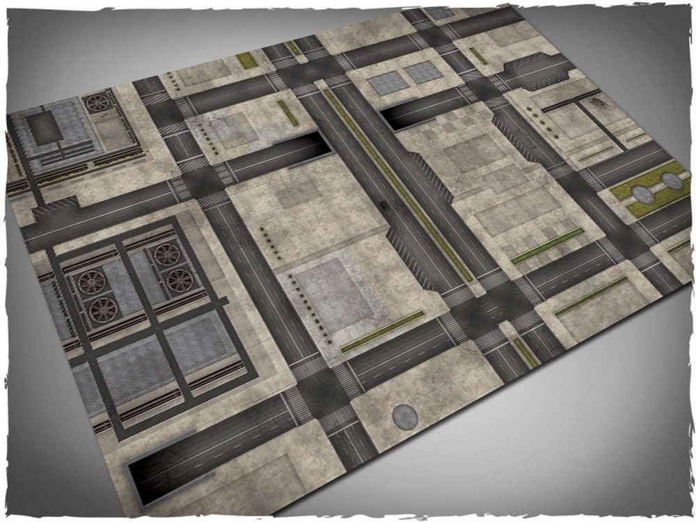 4ft x 6ft, Cityscape 2 Theme Mousepad Game Mat