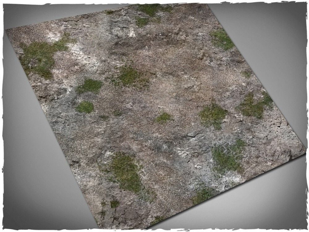 3ft x 3ft, Medieval Ruins Theme Mousepad Game Mat