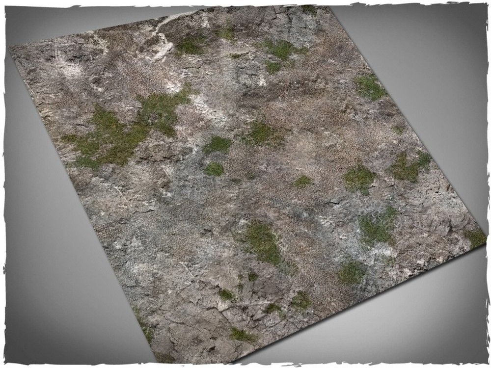 4ft x 4ft, Medieval Ruins Theme Mousepad Game Mat