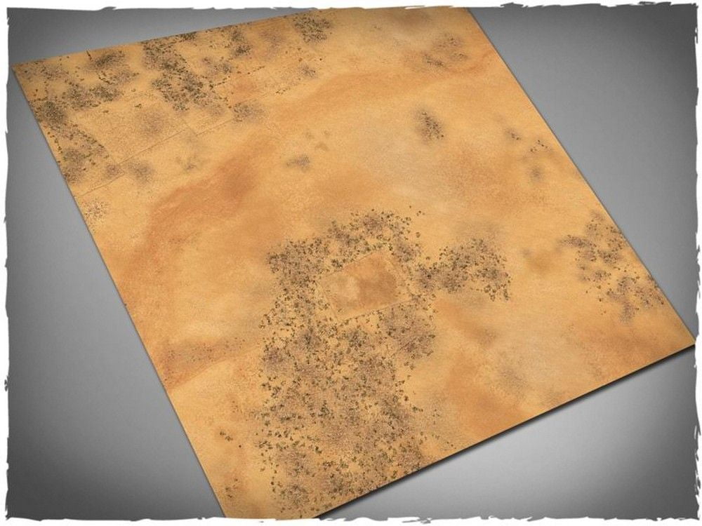 4ft x 4ft, Aerial Desert Theme Mousepad Games Mat