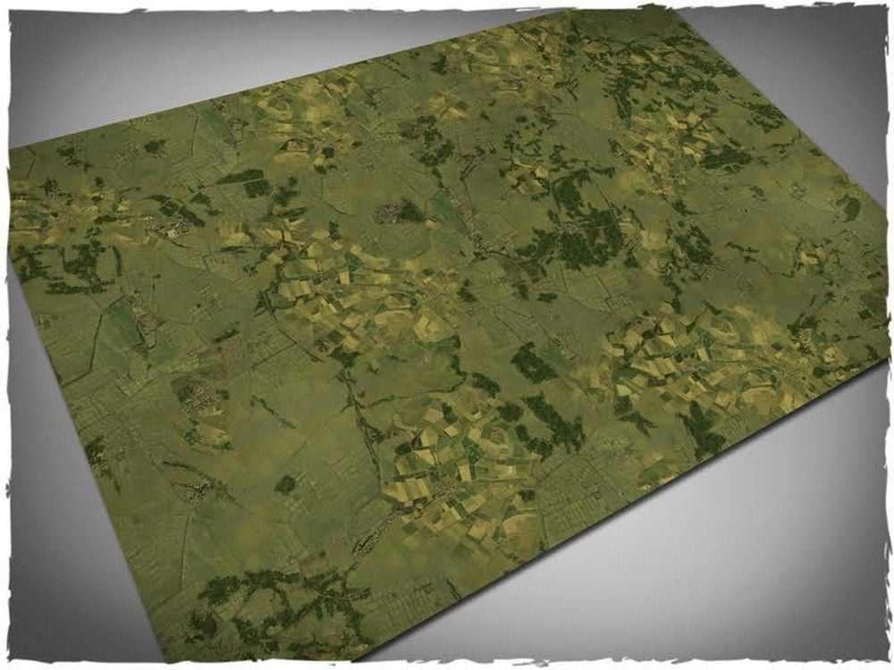 4ft x 6ft, Aerial Countryside Theme Cloth Games Mat