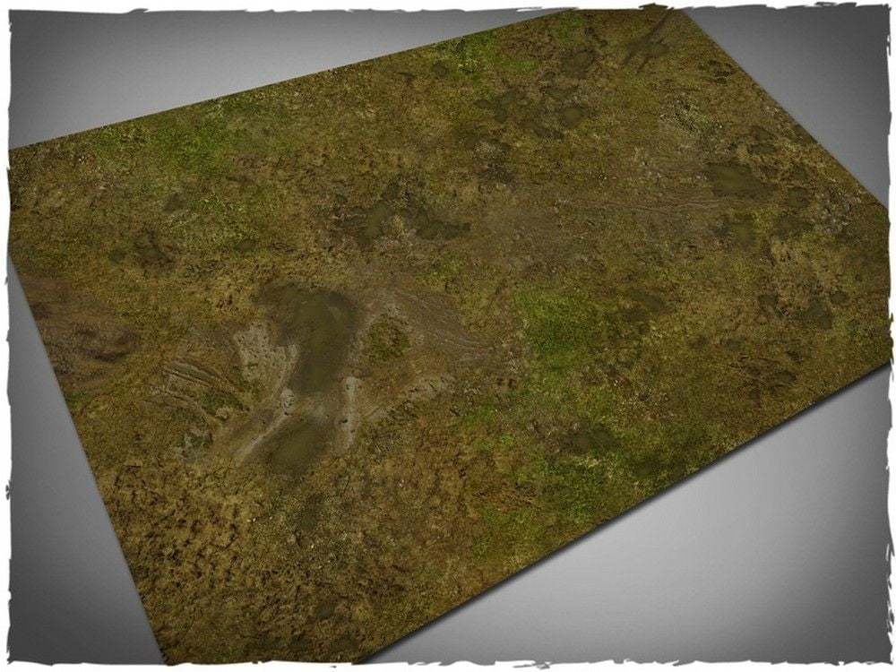 22in x 30in, Muddy Fields Theme Mousepad Games Mat