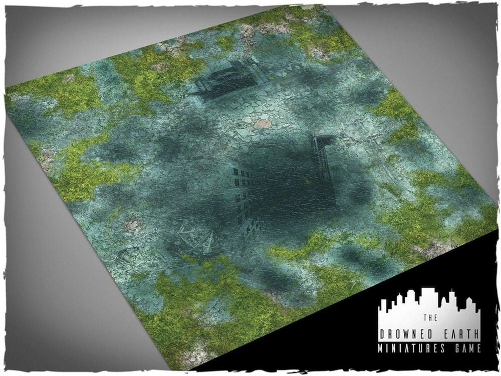 3ft x 3ft, Drowned Earth Theme Mousepad Game Mat