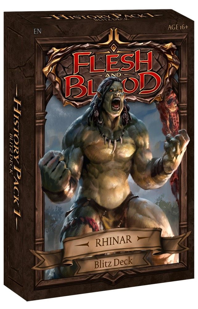 Flesh and Blood TCG: History Pack 1 - Blitz Deck - Rhinar