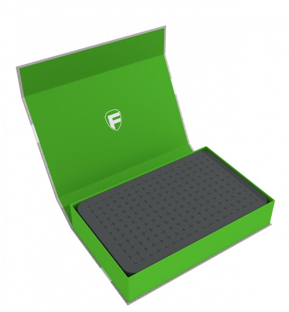 Feldherr Magnetic Box Green with 40mm Pick and Pluck Foam for Custom Projects