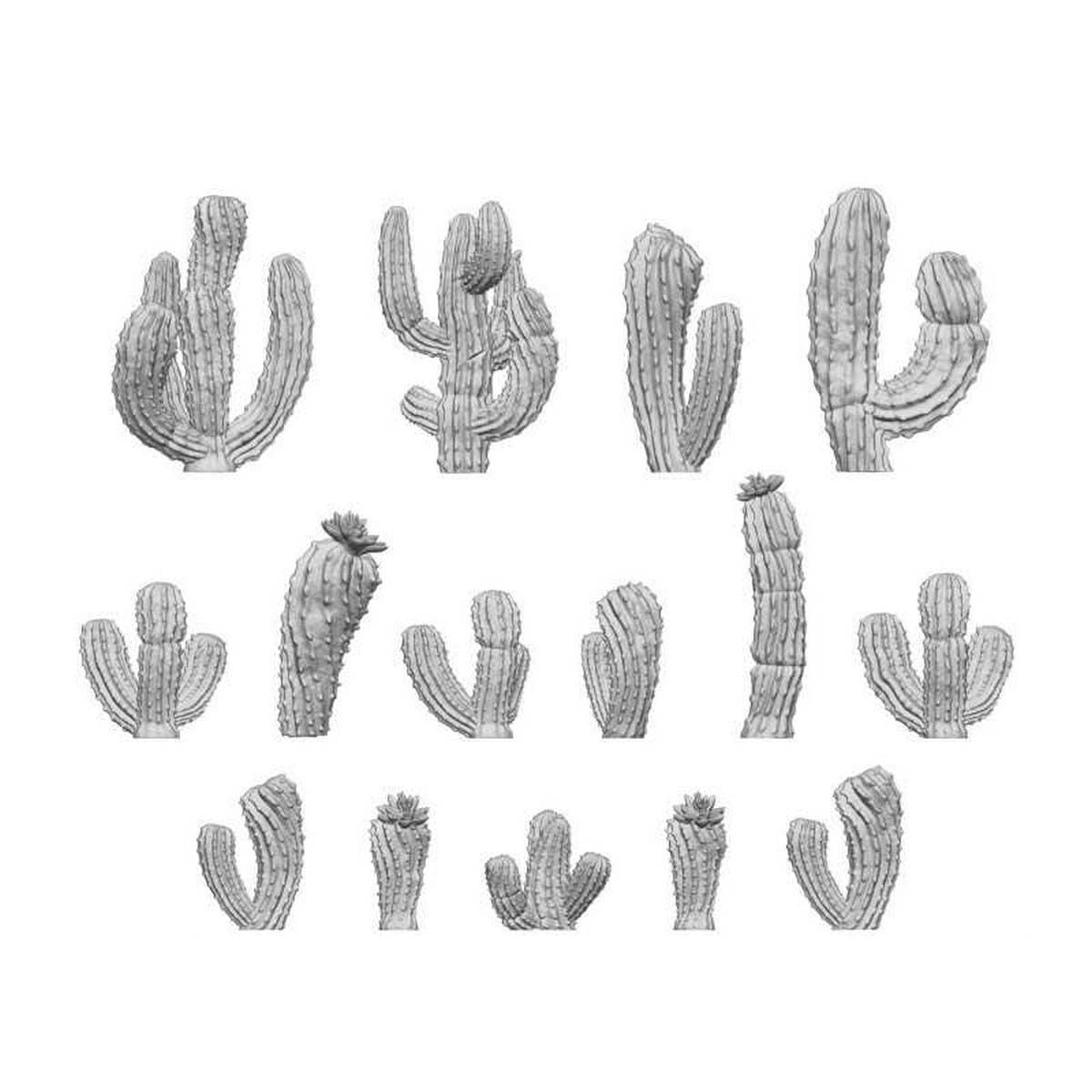 3D Printed Set - Saguaro Cactus