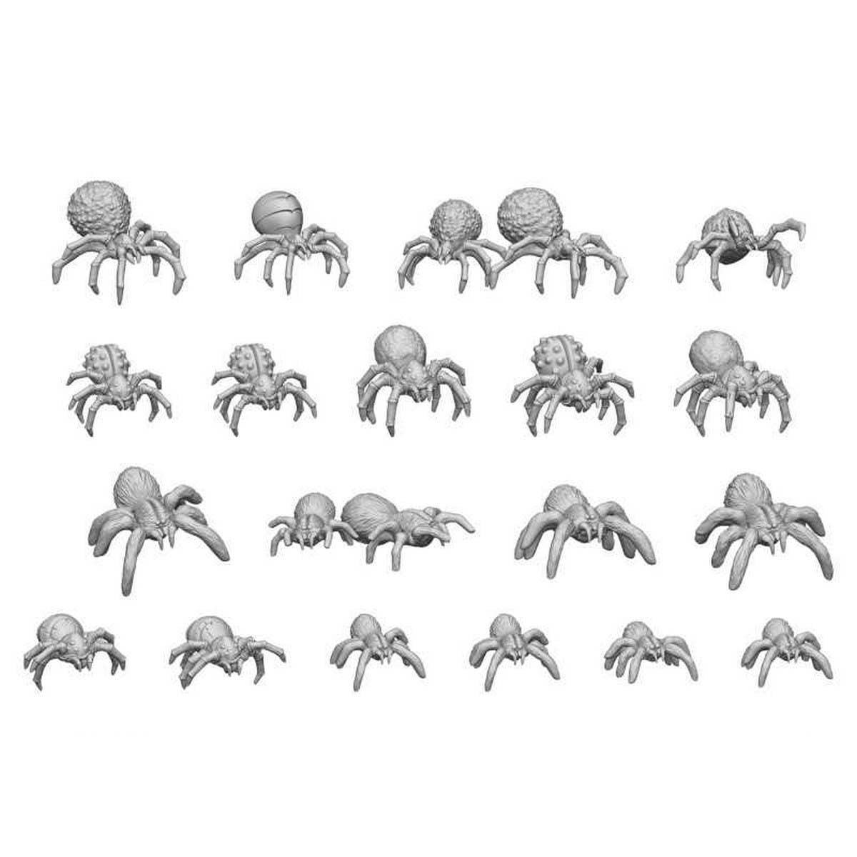3D Printed Set - Big Spiders