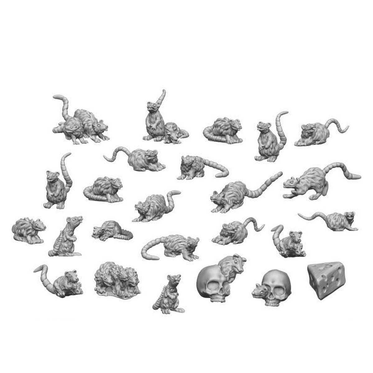 3D Printed Set - Small Rats