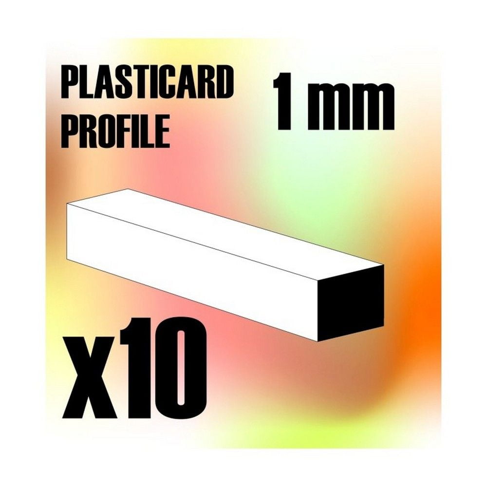 ABS Plasticard - Profile Squared Rod 1mm