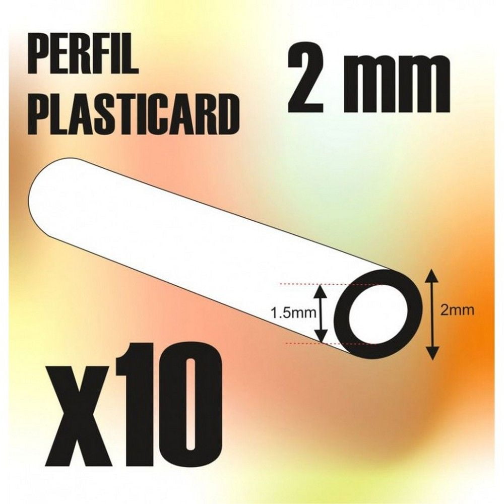 ABS Plasticard - Profile Tube 2mm