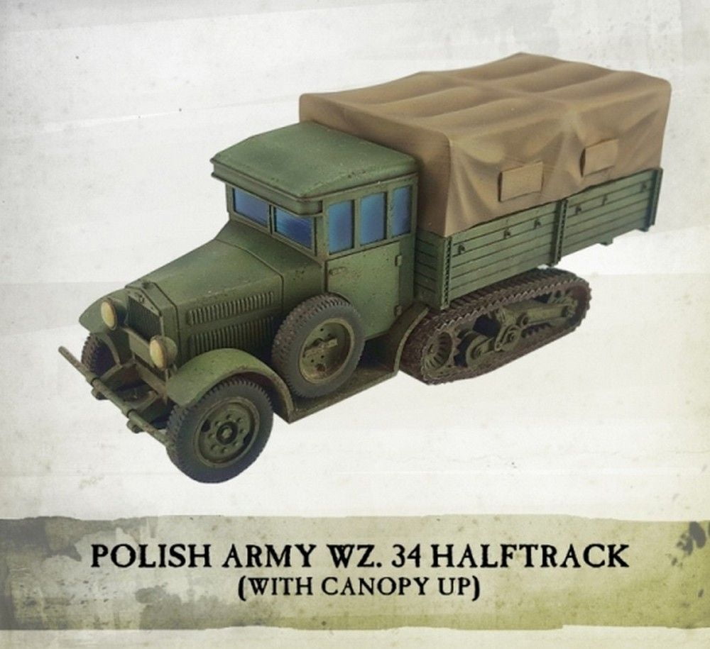 Polish Army wz.34 Half Track