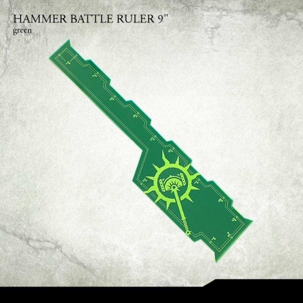 Hammer Battle Ruler 9” - Green