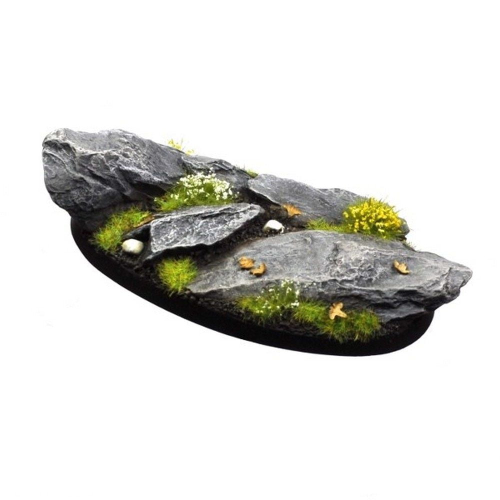Rocky Outcrop Bases - Oval 75mm