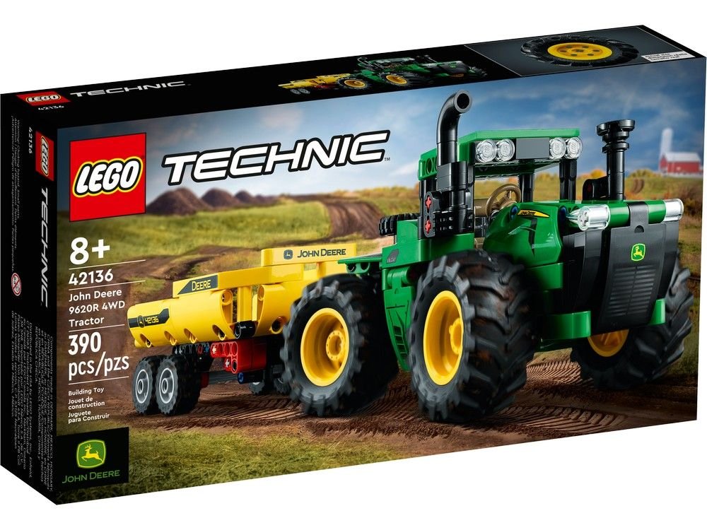John Deere 9620R 4WD Tractor LEGO Technic 42136