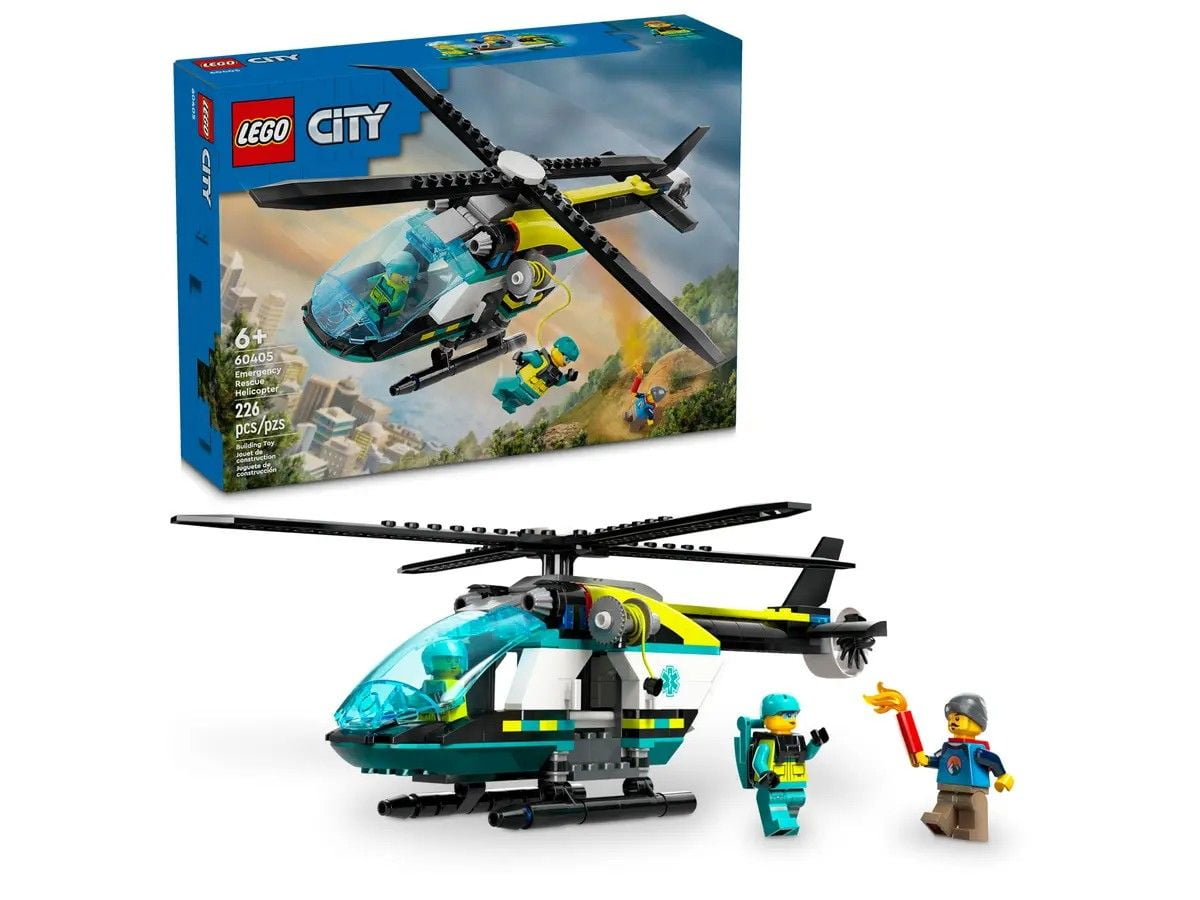 Emergency Rescue Helicopter LEGO City 60405