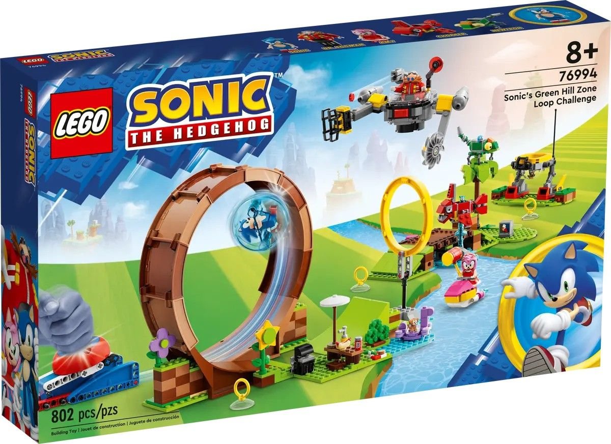 Sonic's Green Hill Zone Loop Challenge LEGO Sonic the Hedgehog 76994