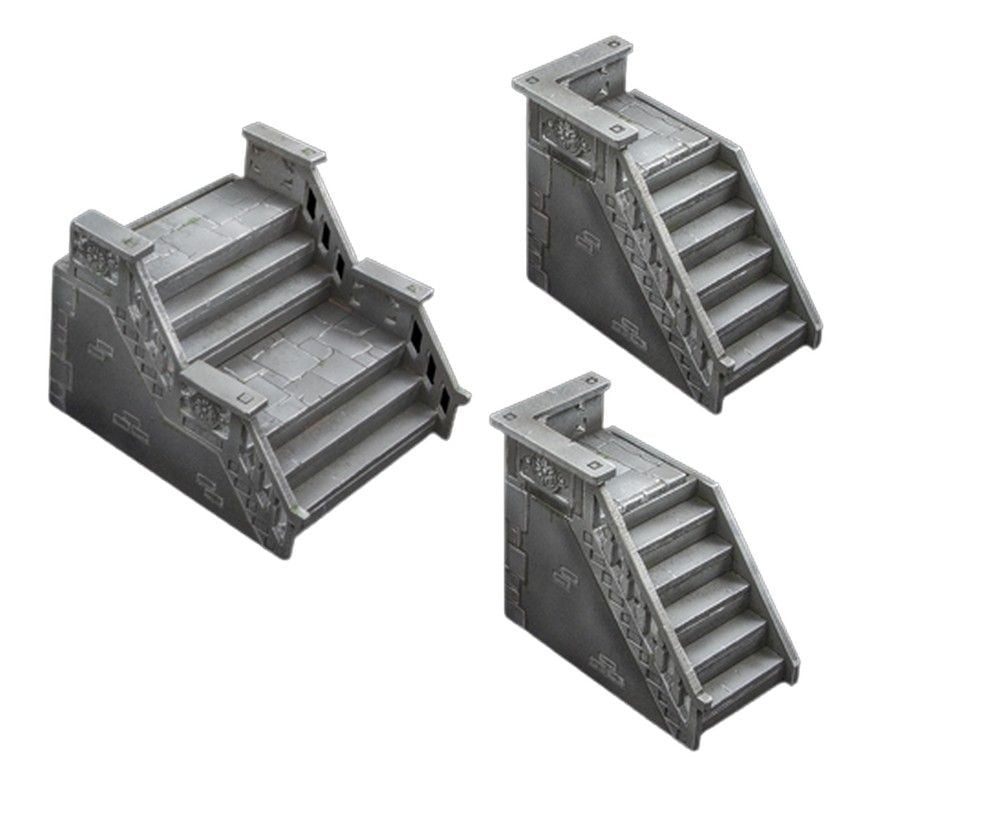 Malifaux Streets Stairs (3 Units)