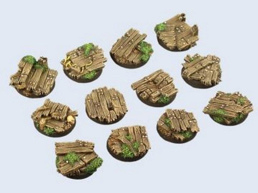 Wood Bases, Round 25mm (5)
