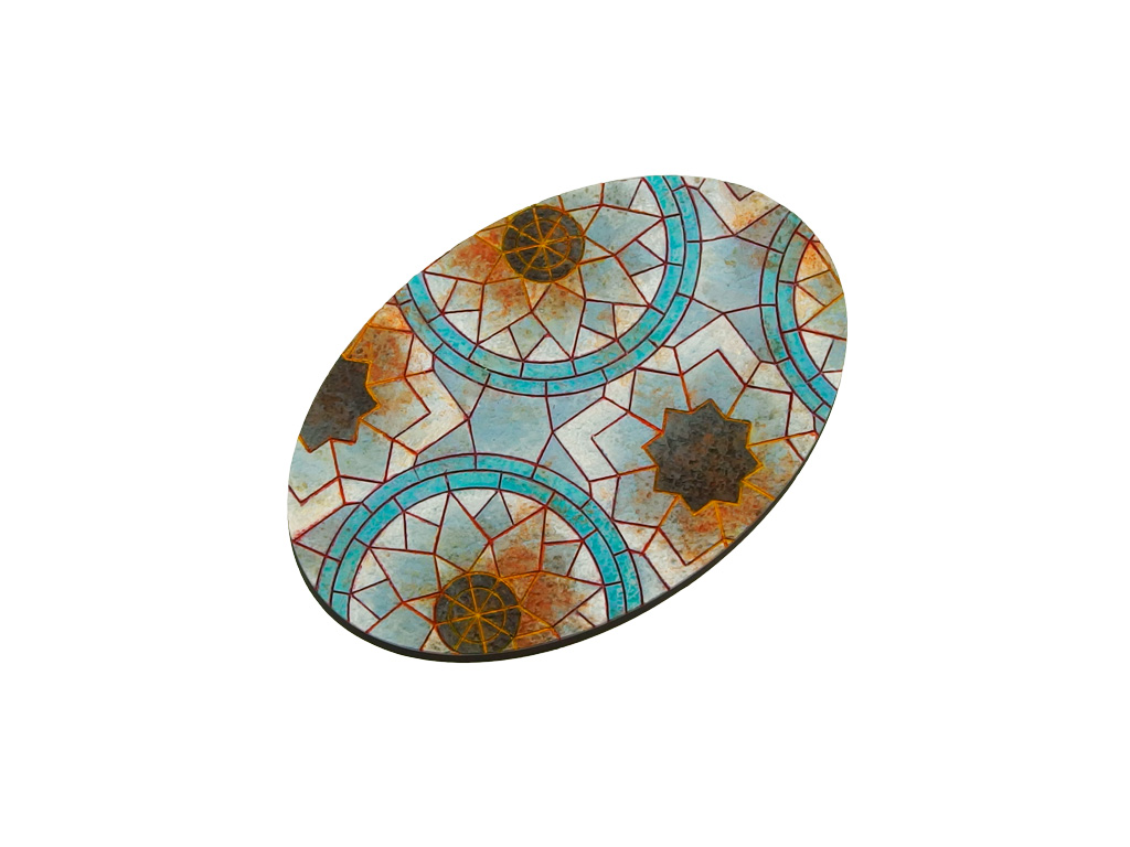 Mosaic Bases, Oval 105x70mm
