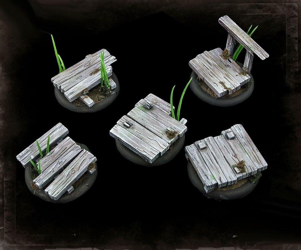 Malifaux Bayou Bases - 40mm for 50mm Bases
