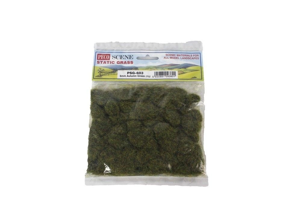 6mm long Static Grass - 20g - Autum Grass