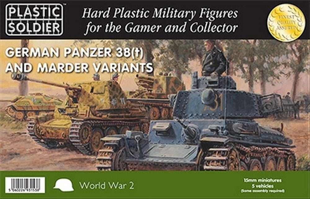 15mm Pz 38T and Marder variants