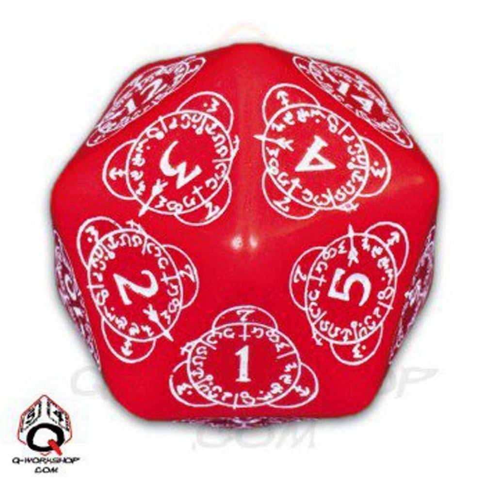 D20 Level Counter Red & White
