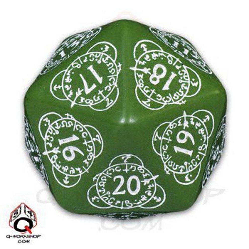 D20 Level Counter Green & white