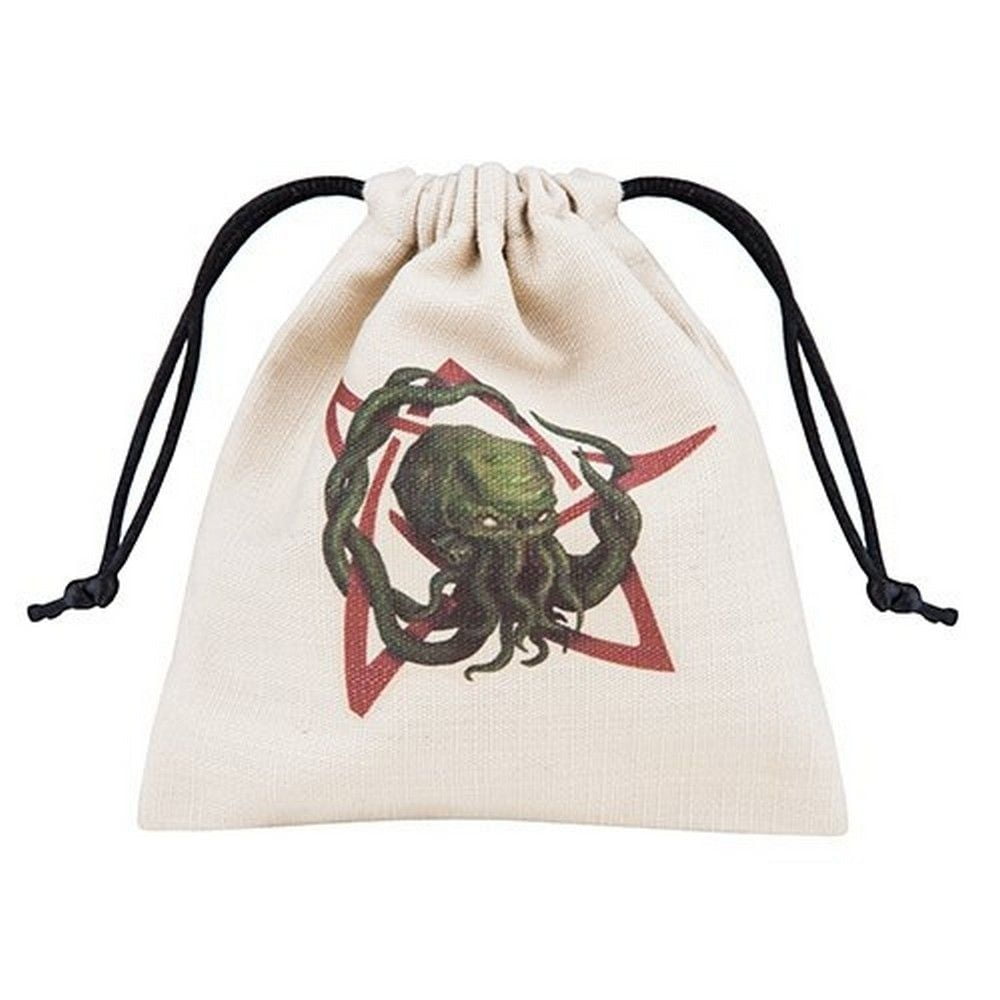 Call Of Cthulhu Beige & Multicolour Dice Bag