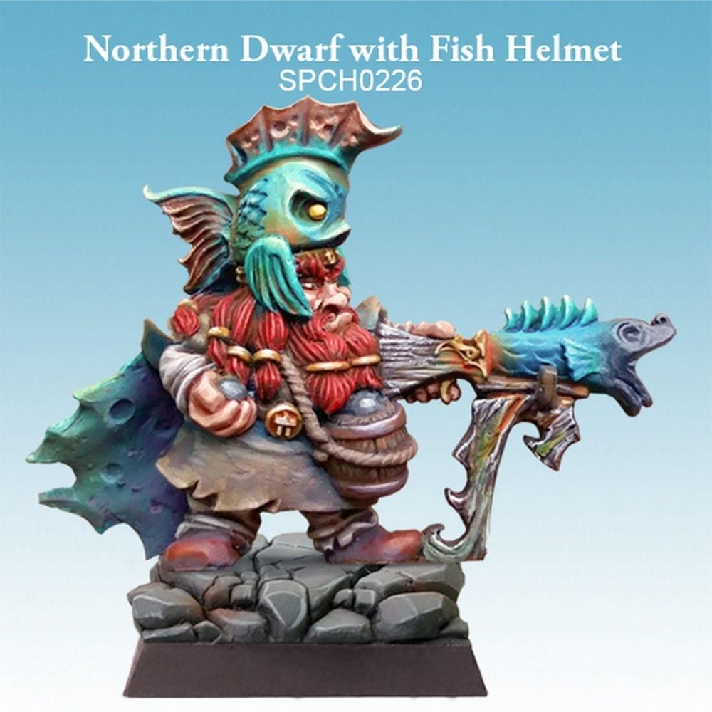 Northern Dwarf with Fish Helmet