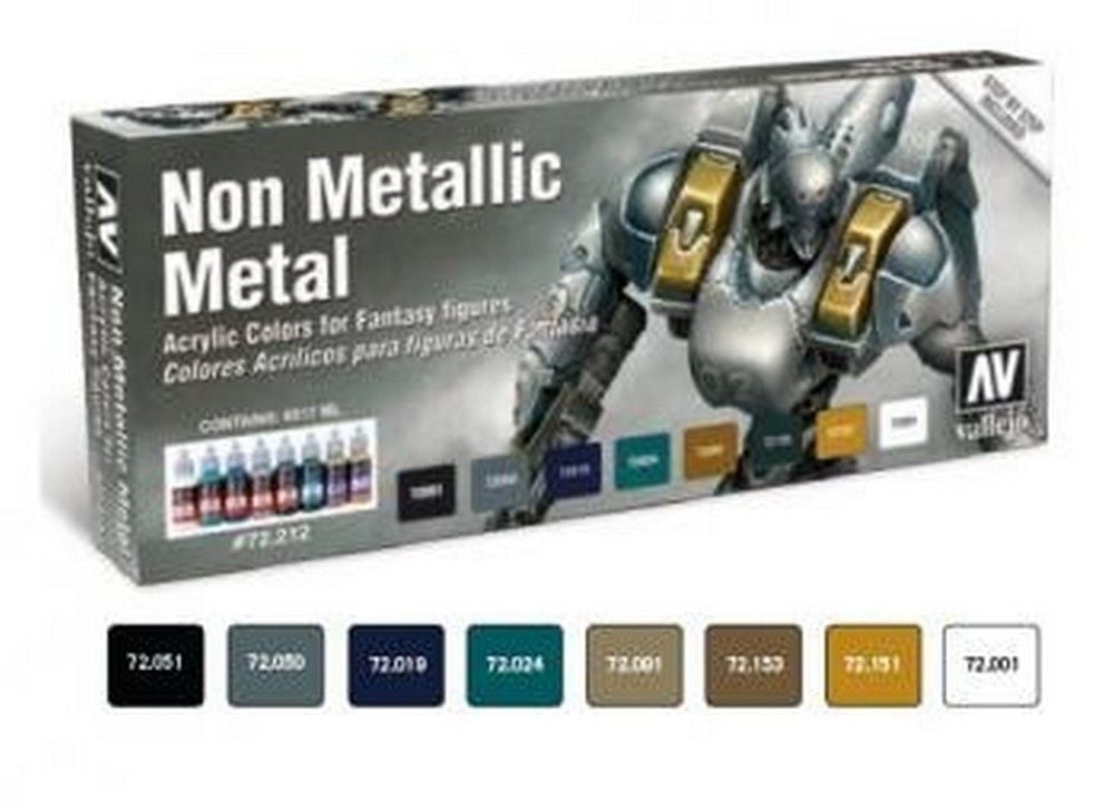 Game Color Set - Non Metallic Metal (x8)
