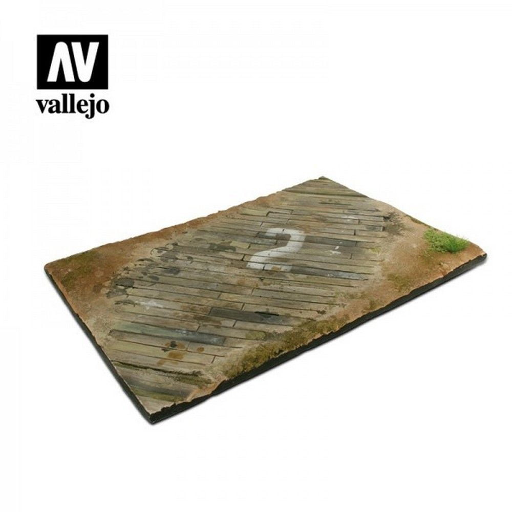 Vallejo Scenics - 1:48 Wooden Airfield Section 31cm x 21cm