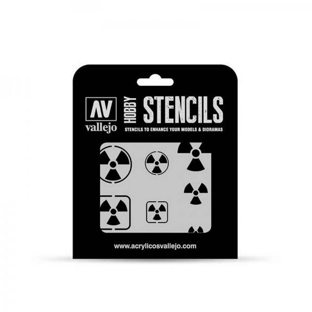 AV Vallejo Stencils - Radioactivity Signs